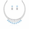 Ocean Glow 925 Silver Necklace
