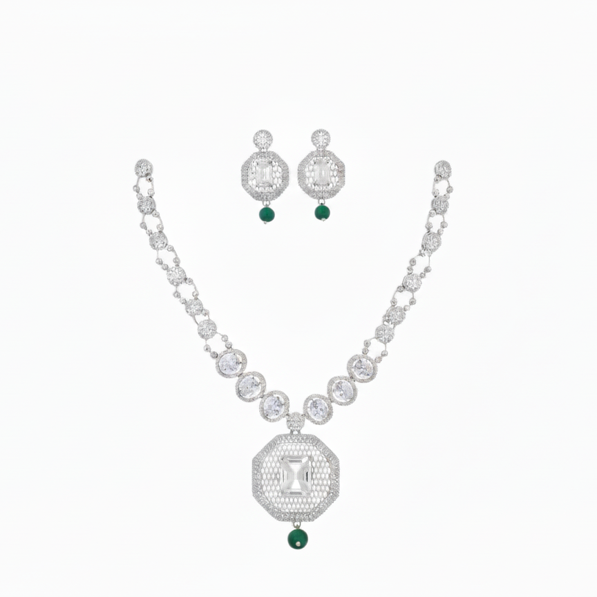 Luxury Green Drop Necklace