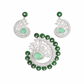 Elegant Silver Pendant Set