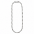 925 Silver Cuban Chain with Heavy-Duty Clasp – Simple & Secure Daily Link