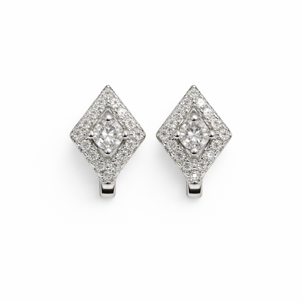 Minimal Design 925 Silver Bali Earrings