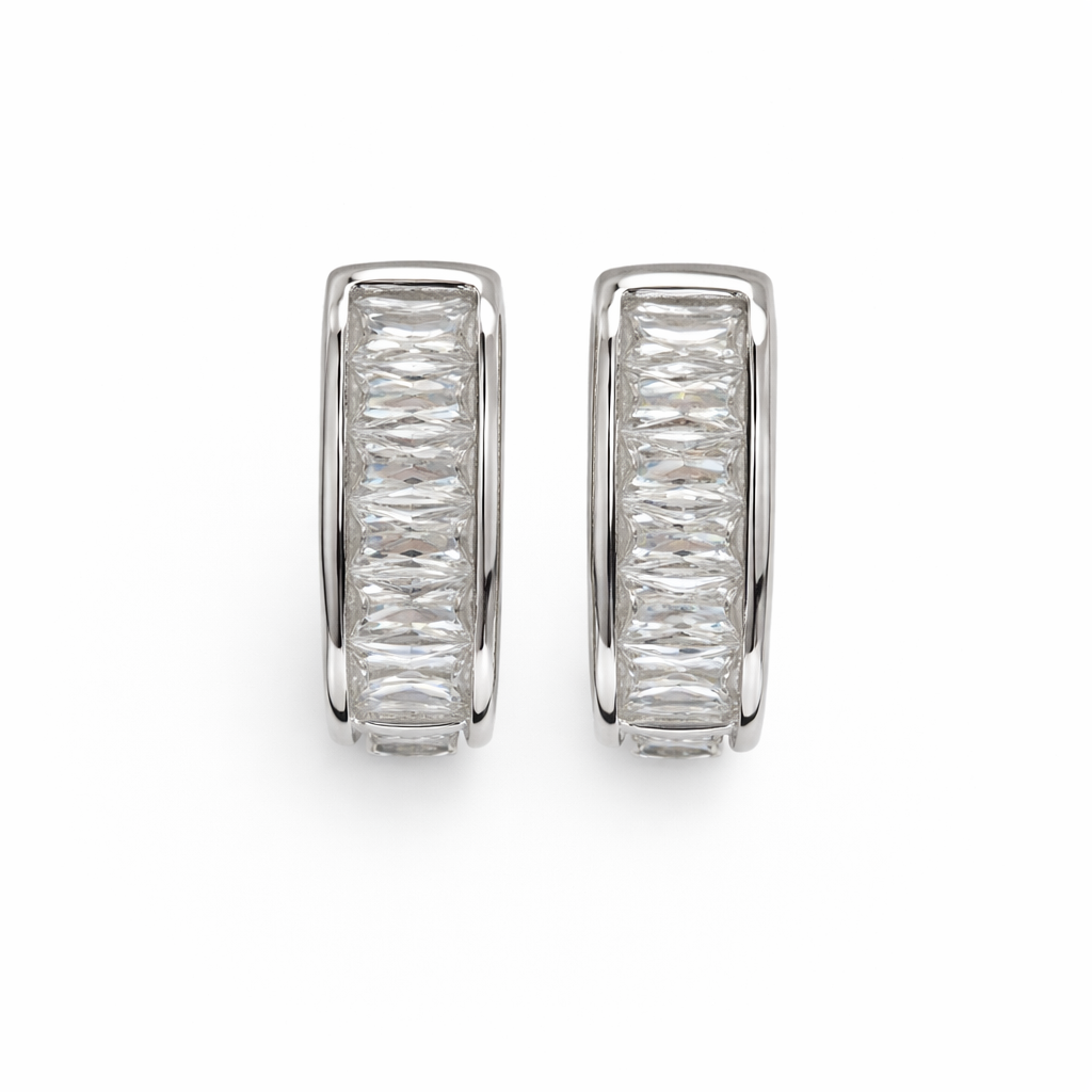 Elegant 925 Silver Choki Bali Earrings for Women