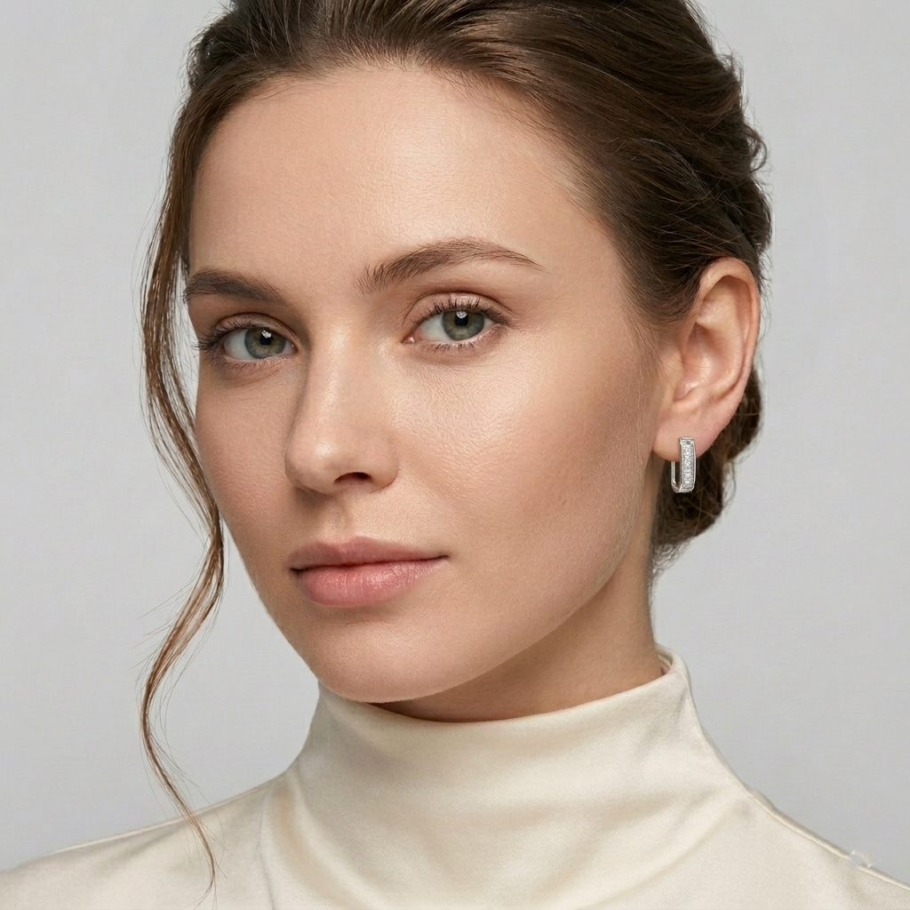 Elegant 925 Silver Choki Bali Earrings for Women
