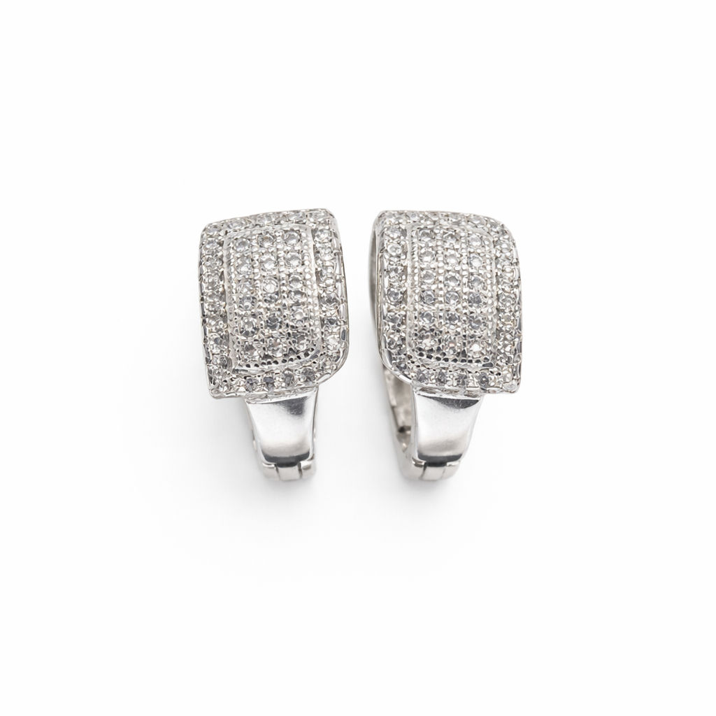 Elegant 925 Silver Bali Hoop Earrings for Women