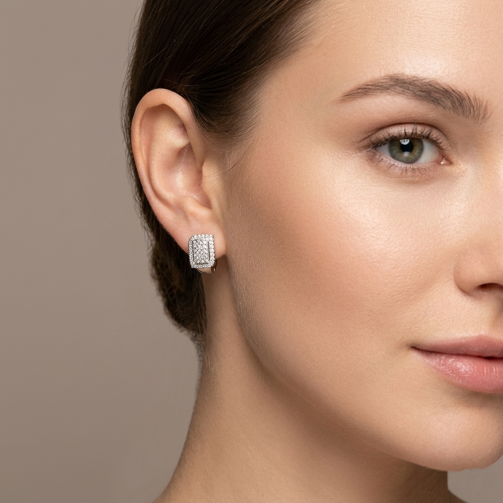 Elegant 925 Silver Bali Hoop Earrings for Women