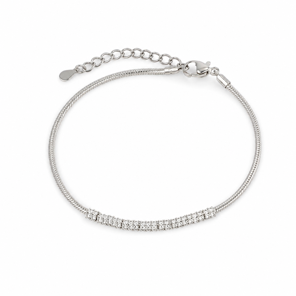 Dazzling Elegance Diamond Bracelet – 925 Sterling Silver