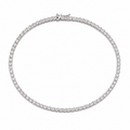 Celestial Spark Tennis Bracelet in Sterling Silver