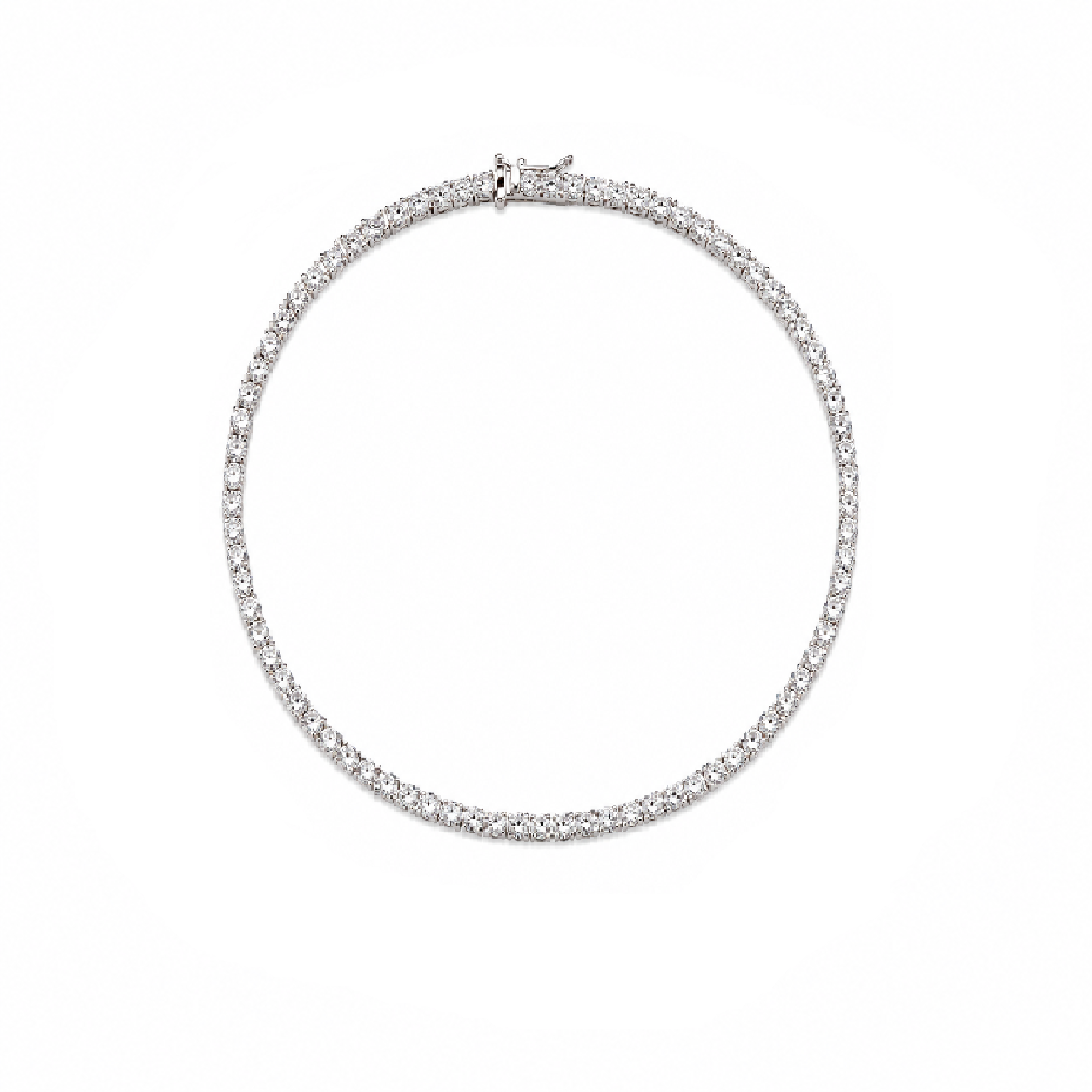 Celestial Spark Tennis Bracelet in Sterling Silver
