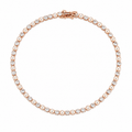 Royal Grace Pearl & Diamond Bracelet In Rose Tone