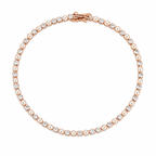 Royal Grace Pearl & Diamond Bracelet In Rose Tone