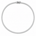 Diamond Look 925 Silver Tennis Bracelet