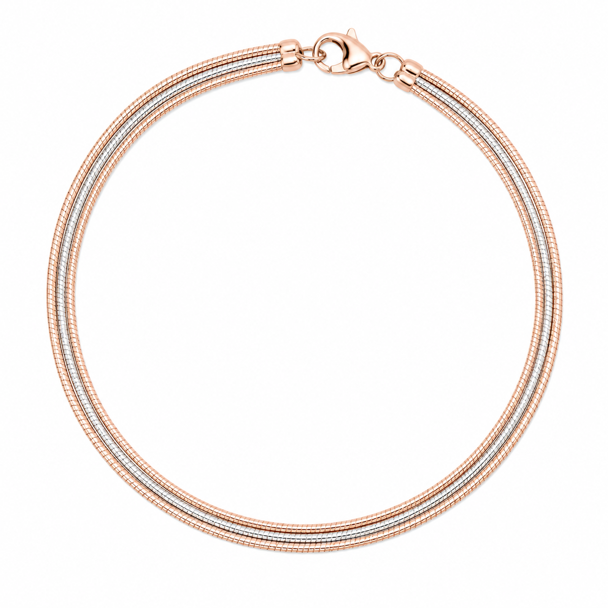 Dual-Tone Rose Glow Bracelet