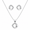 Moonlit Spark Silver Pendant Chain