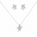 Silver Dewdrop Charm Chain