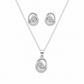 Celestial Glow Silver Pendant Chain