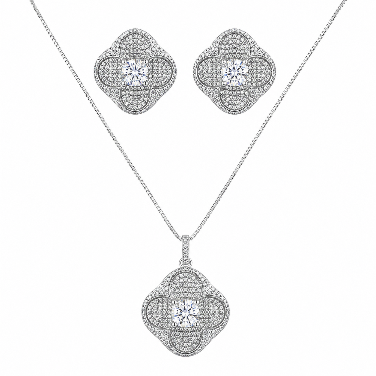 Silver Sparkle Pendant Chain
