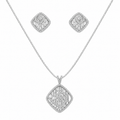 Celestial Drop Silver Pendant