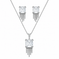 Luxe Shine Silver Chain Pendant