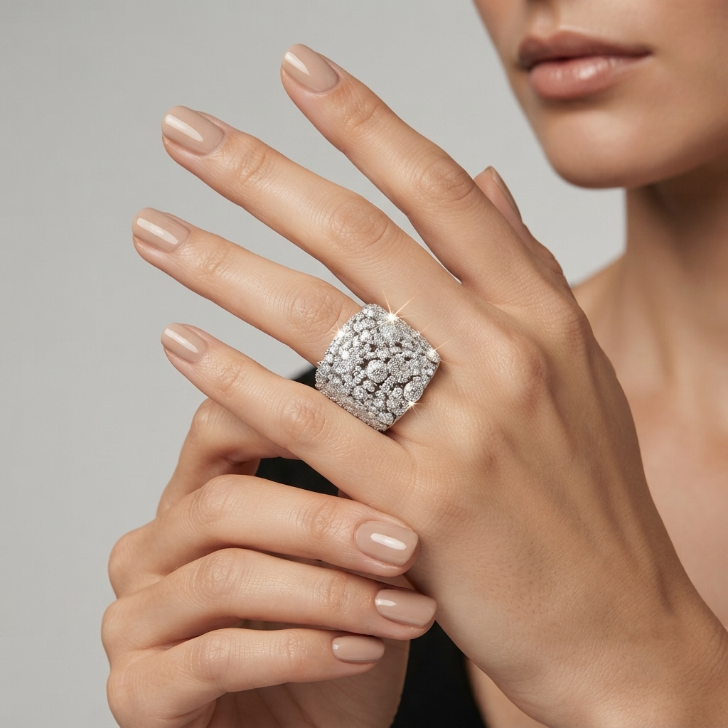 925 Silver  Moonlit Grace Ring