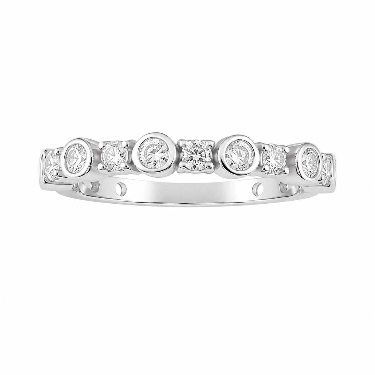 SIGOR 925 Silver Infinity Glow Ring