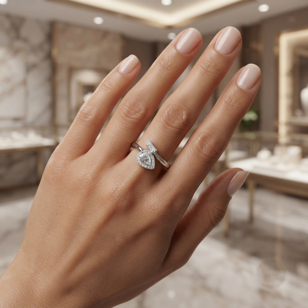 925 Silver Serene Aura Ring