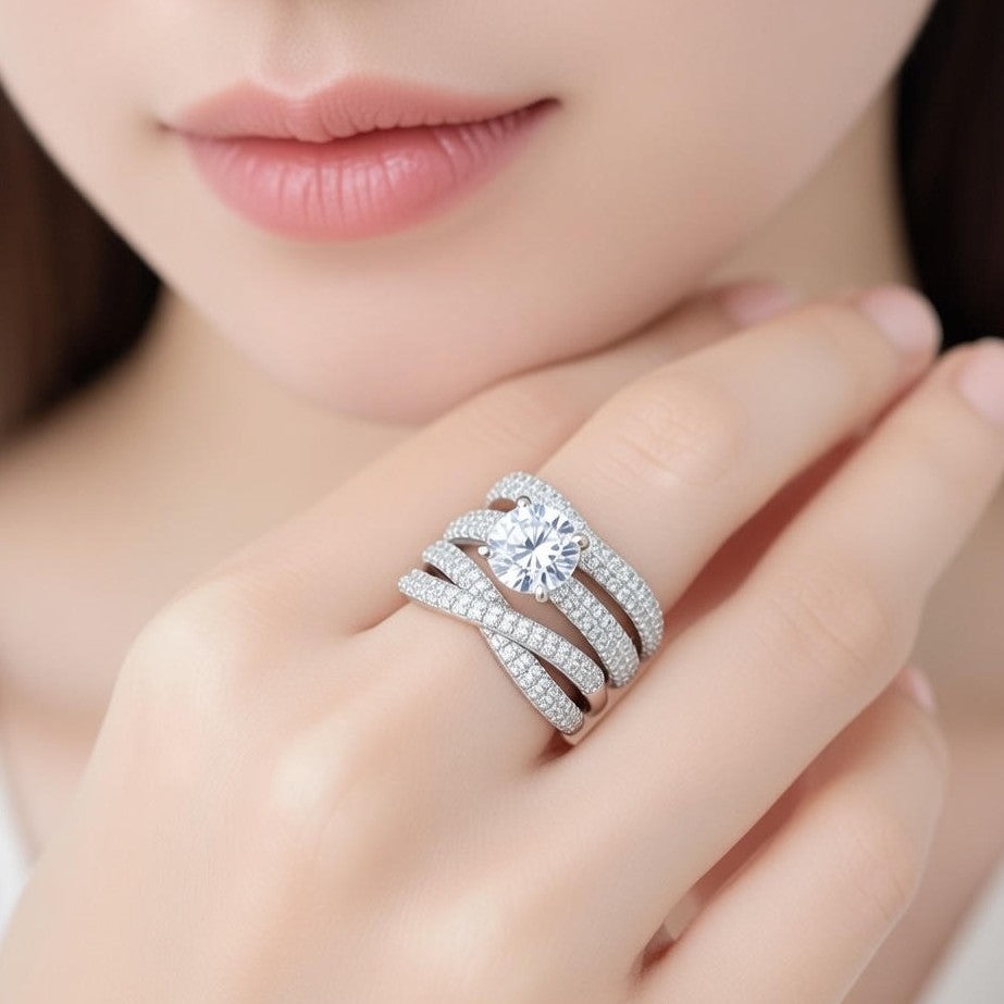 Eternal Trio Sparkle Ring Set