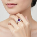 Royal Amethyst Crest Ring