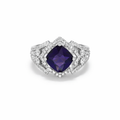 Royal Amethyst Crest Ring