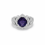 Royal Amethyst Crest Ring