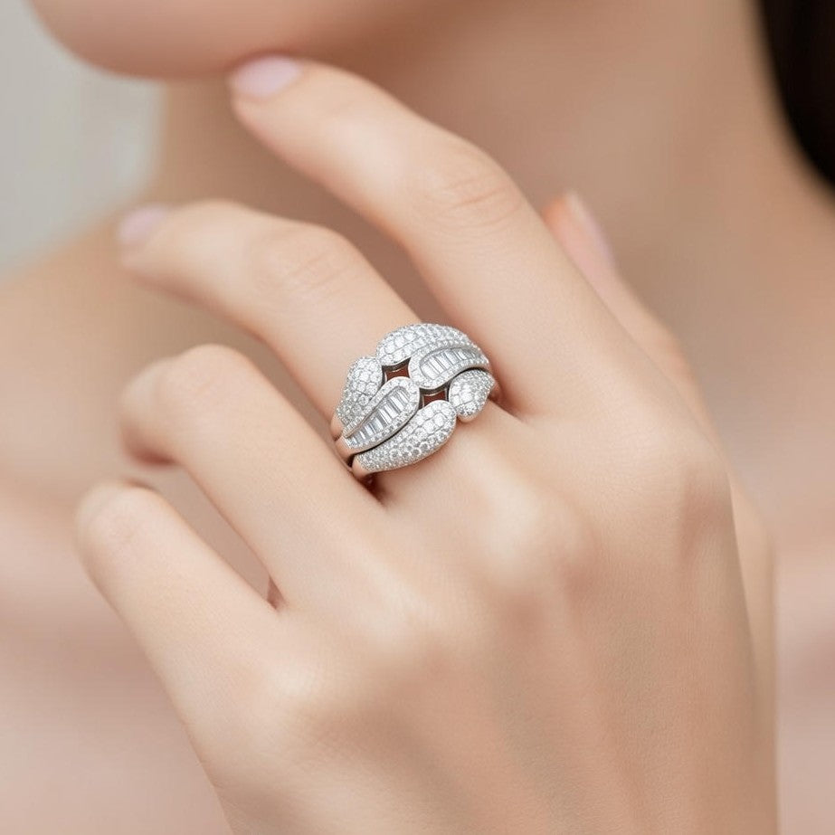 Aurora Link Luxe Ring