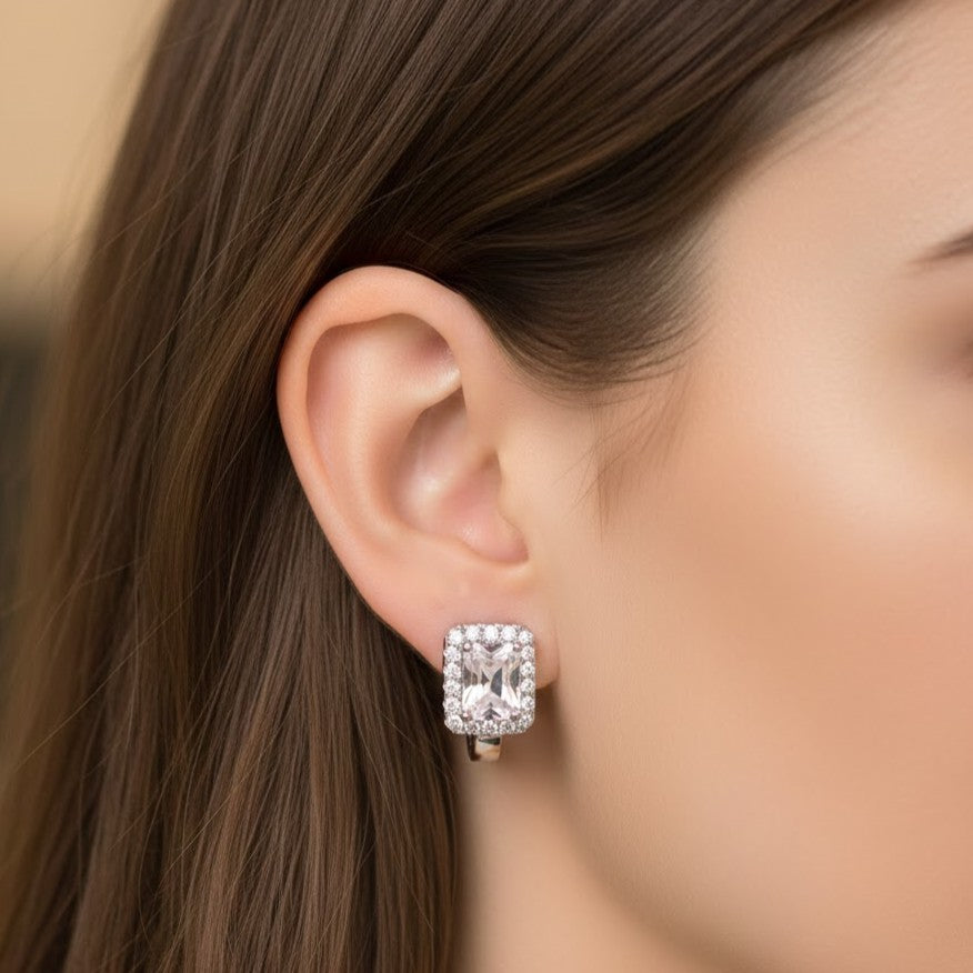 Blush Halo Radiance Earrings