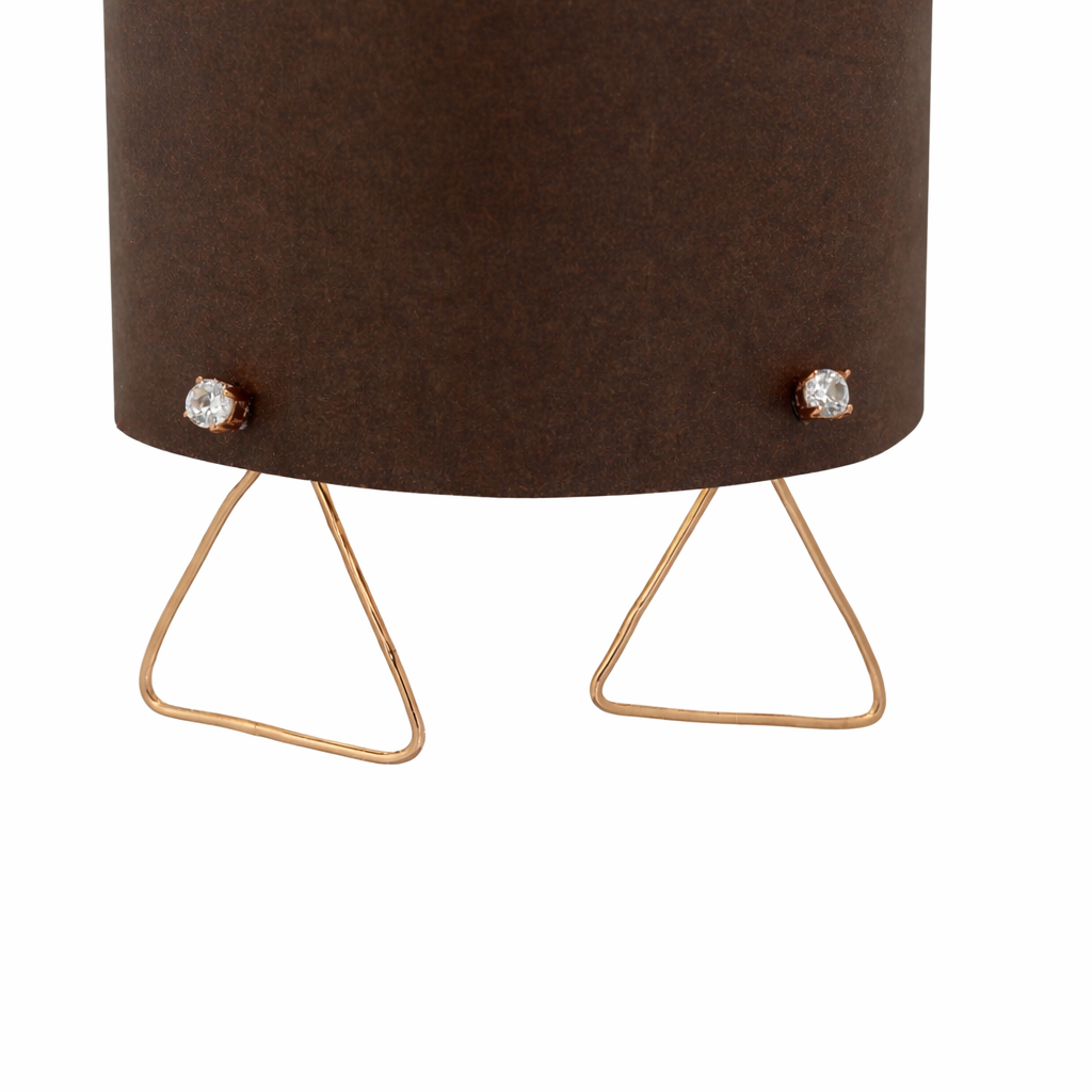 Minimal Geo Stud Drop Earrings