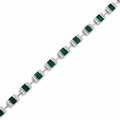 Emerald Aura Diamond Bracelet