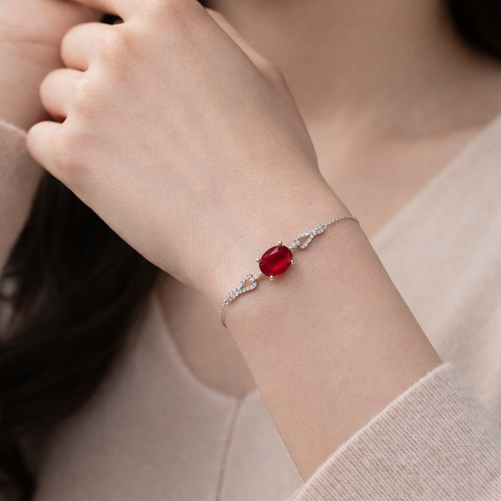 Ruby Grace Diamond Bracelet