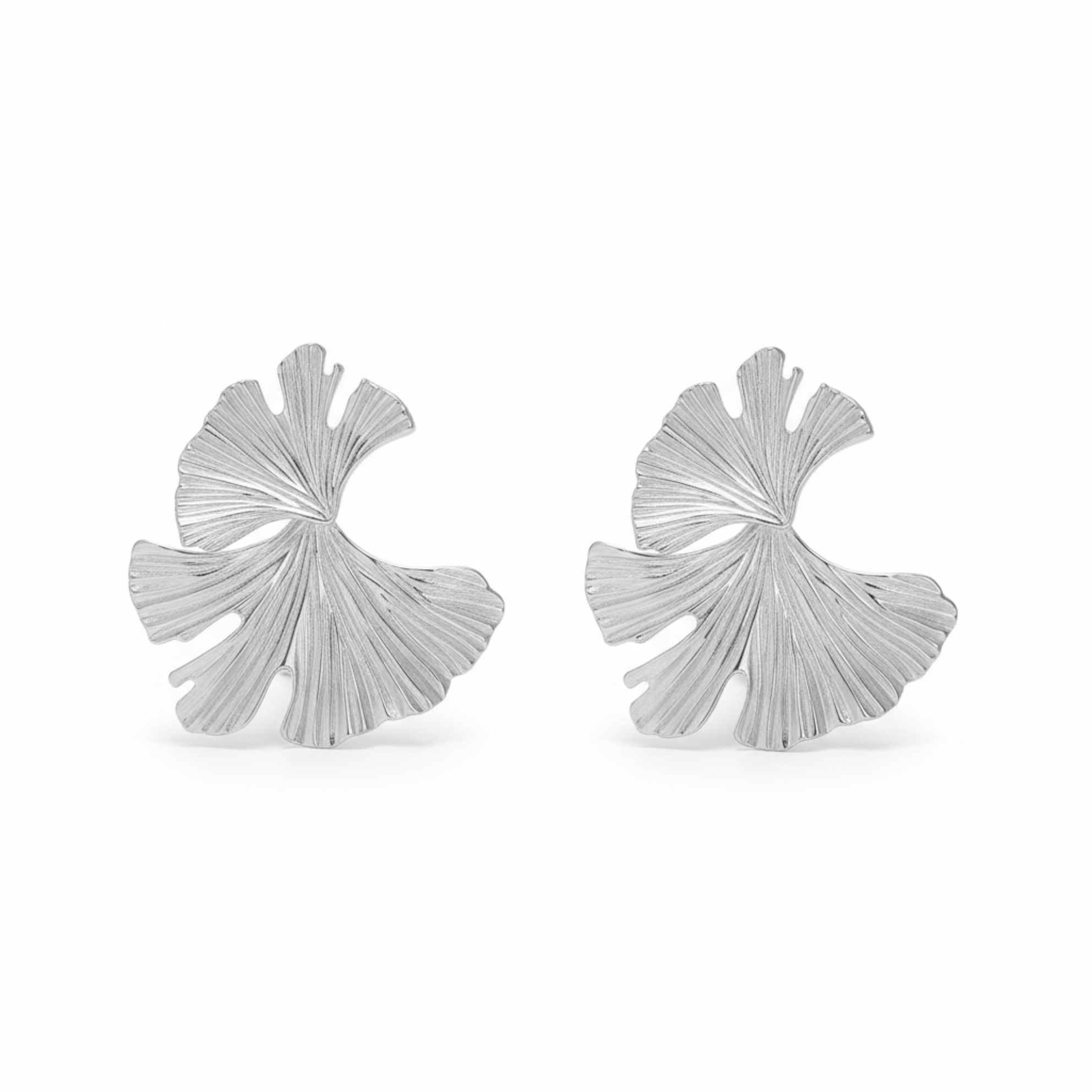 Silver Sprout Earring