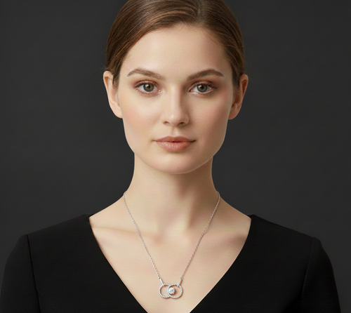 Eternal Duo Halo Pendant