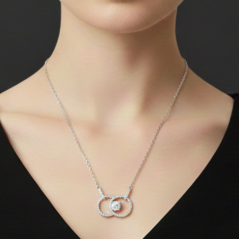 Eternal Duo Halo Pendant
