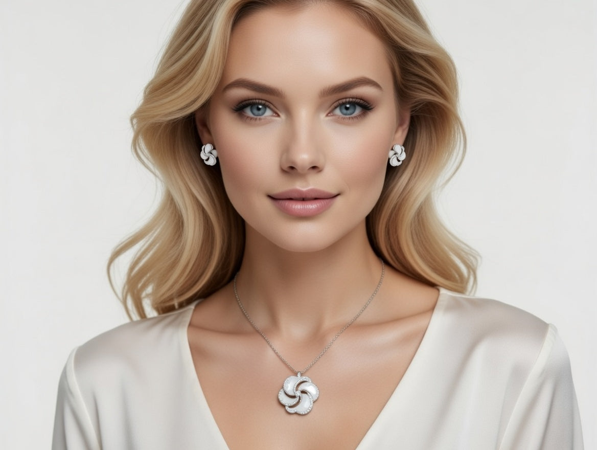 Ocean Shine Pendant Set