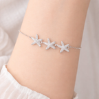 Celestial Glow Silver Bracelet