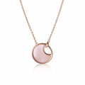 Silver Lunelle Rosé Pearl Pendant