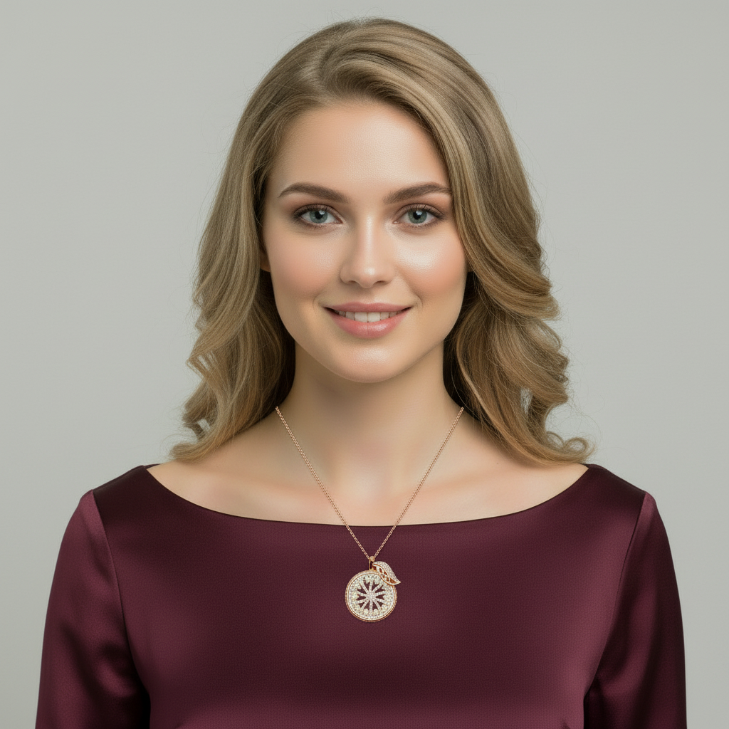 Silver Rosé Vita Bloom Pendant