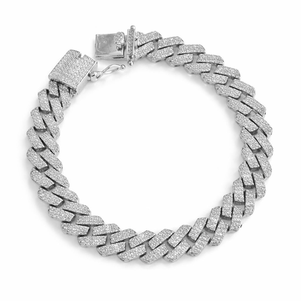 Bold Cuban Link Lucky Chain – 925 Silver for Men