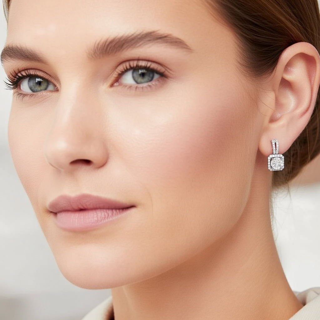 Elegant 925 Silver Stud Earrings for Everyday Shine