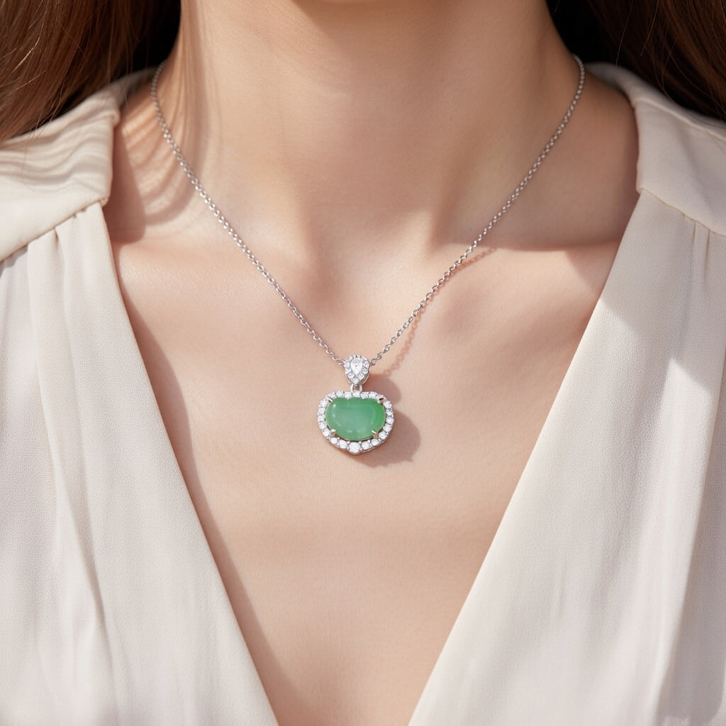 Jade Halo Whisper Pendant