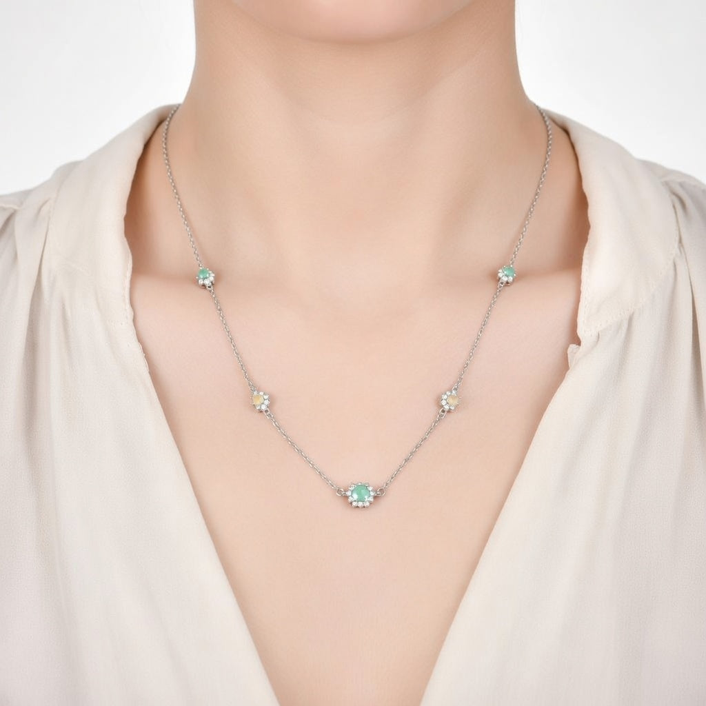 Meadow Sparkle Chain Necklace