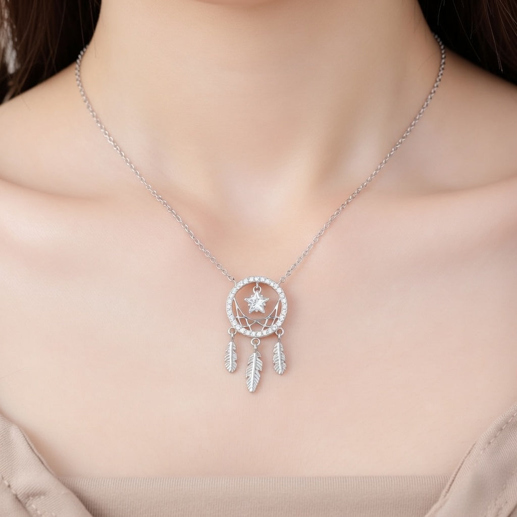 Celestial Dreamcatcher Pendant
